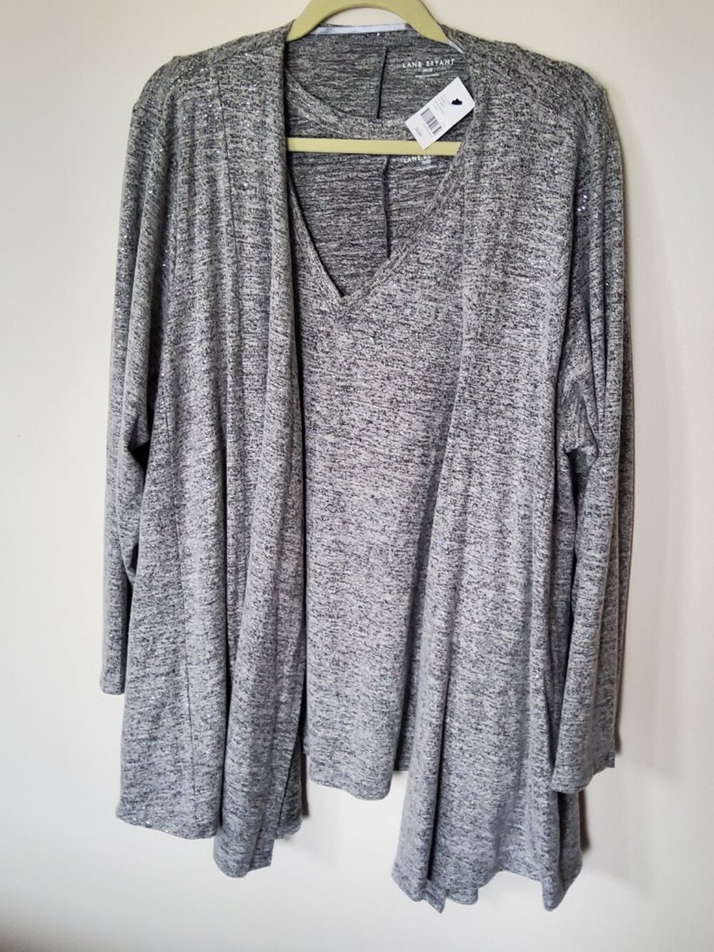 Lane Bryant Cardigan and matching camisole plus size 22/24